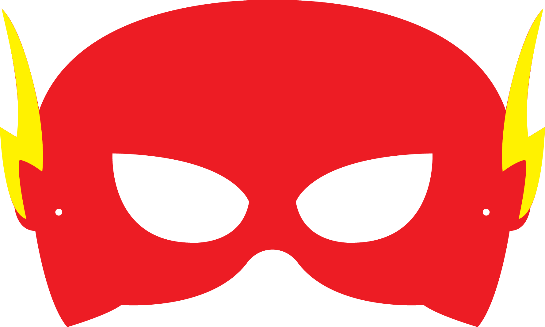 mask clipart red
