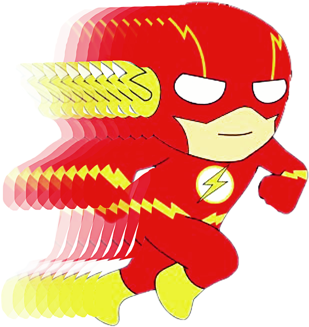 flash clipart running