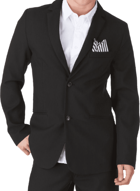 Black png free images. Flash clipart suit