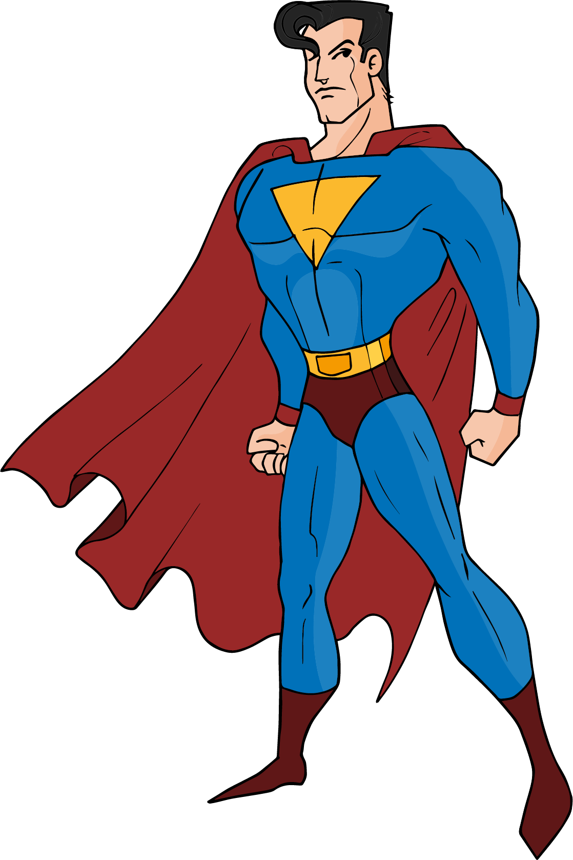 flash clipart superman