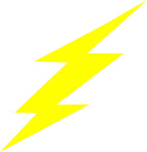 flash clipart yellow
