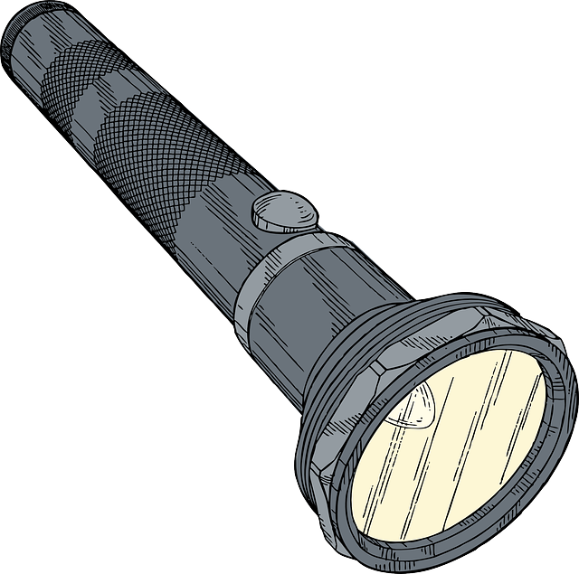 flashlight clipart survival kit