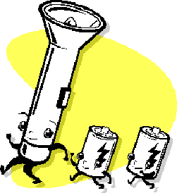 flashlight clipart two