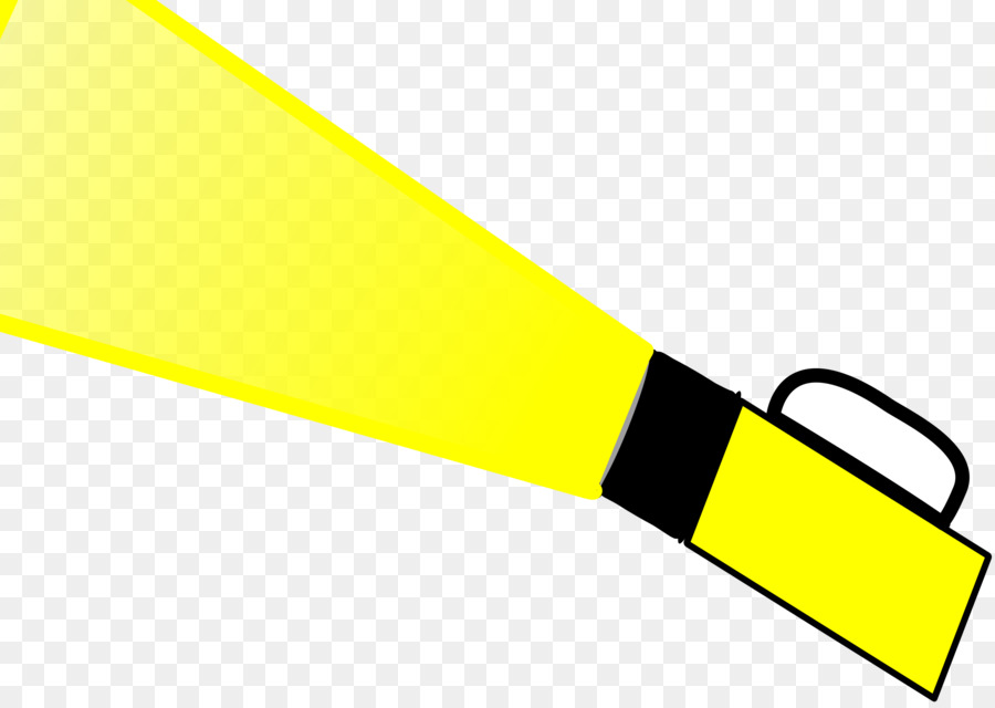 Flashlight clipart yellow. Light torch transparent 