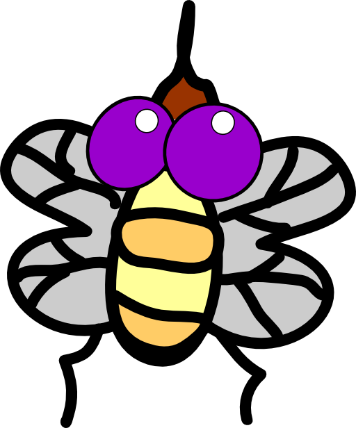 fly clipart comic