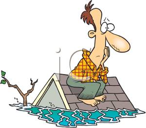 houses clipart flooding