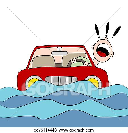 flood clipart trapped
