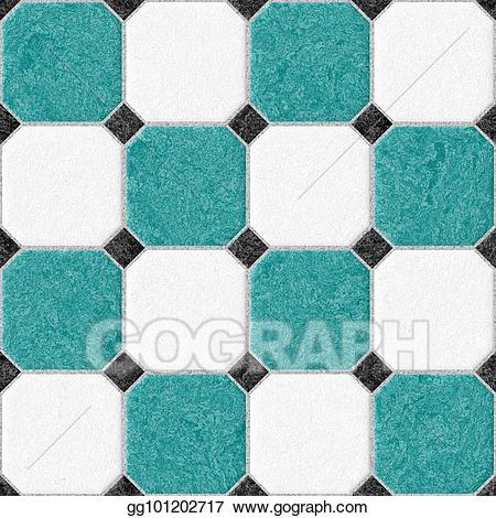 floor clipart black square tile