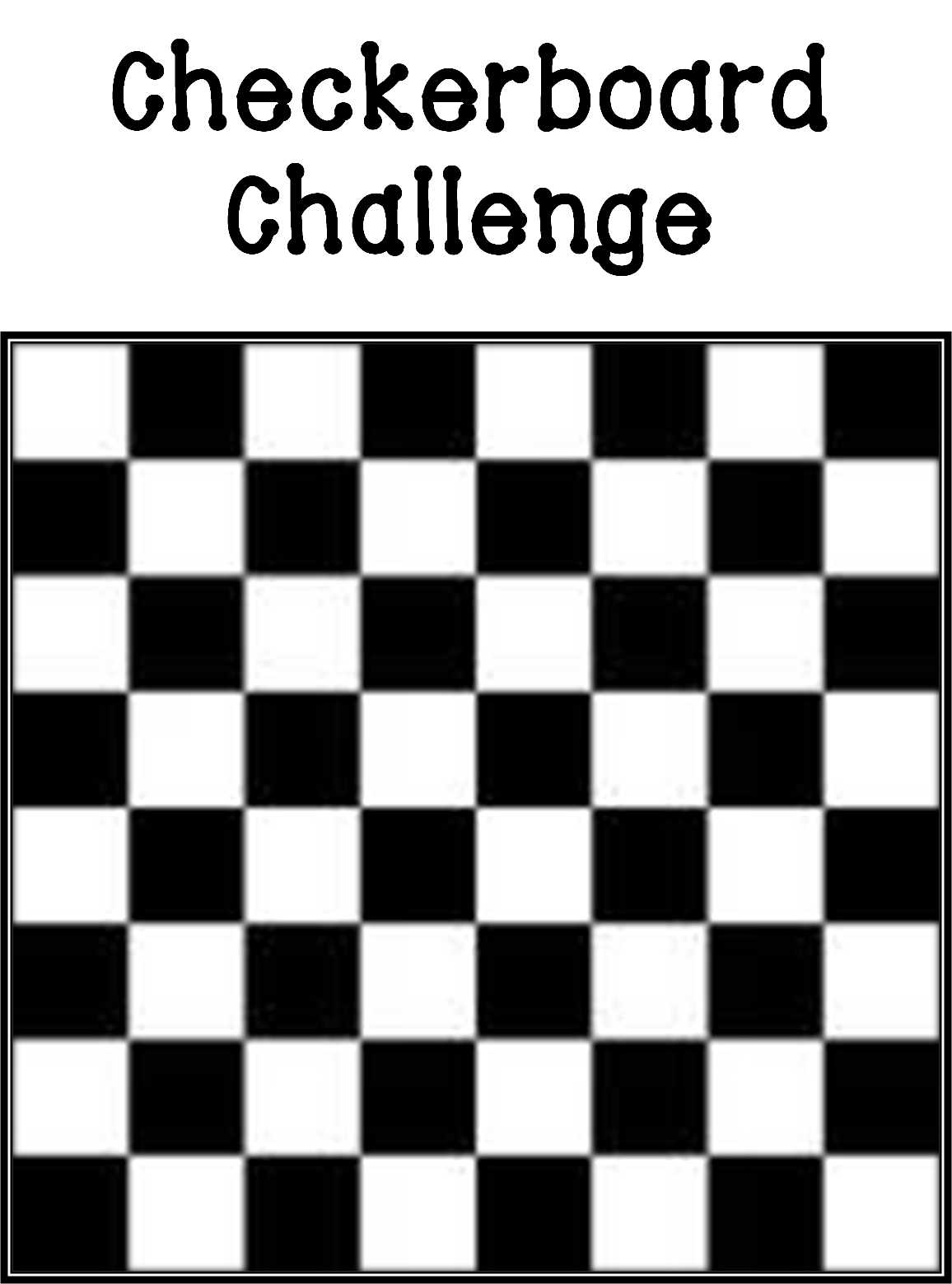 floor clipart checker board
