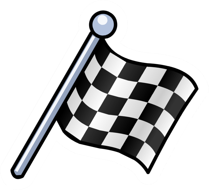 Floor clipart chekered. Checkered flag pin club