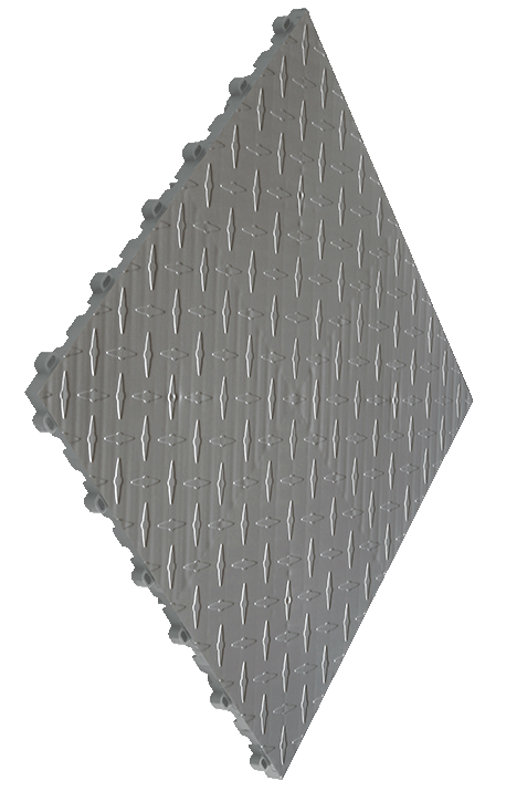 Diamond plate flooring tiles. Floor clipart tile