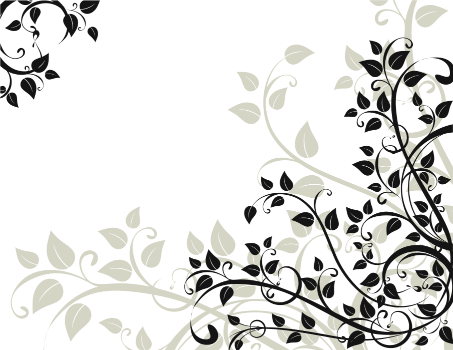 Floral clipart backdrop. Modern style design with