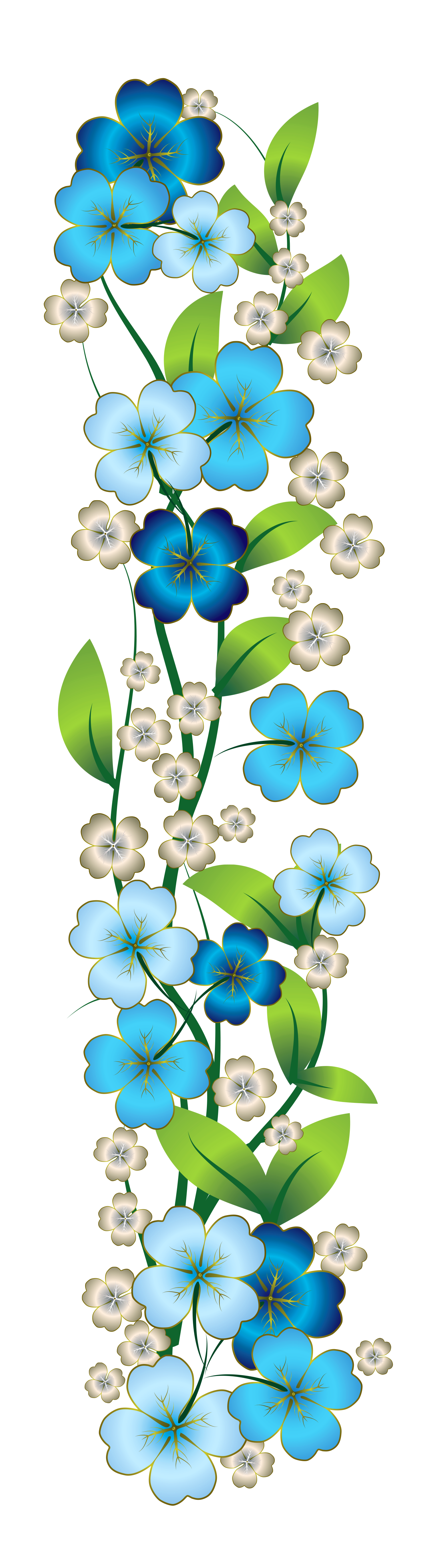 Flutes clipart bansi. Blue flower decor png