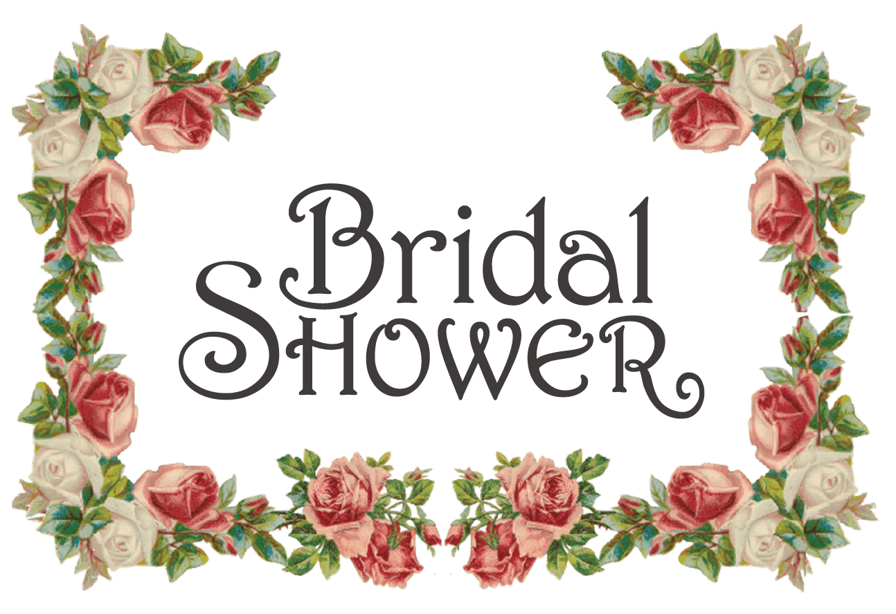floral clipart bridal shower