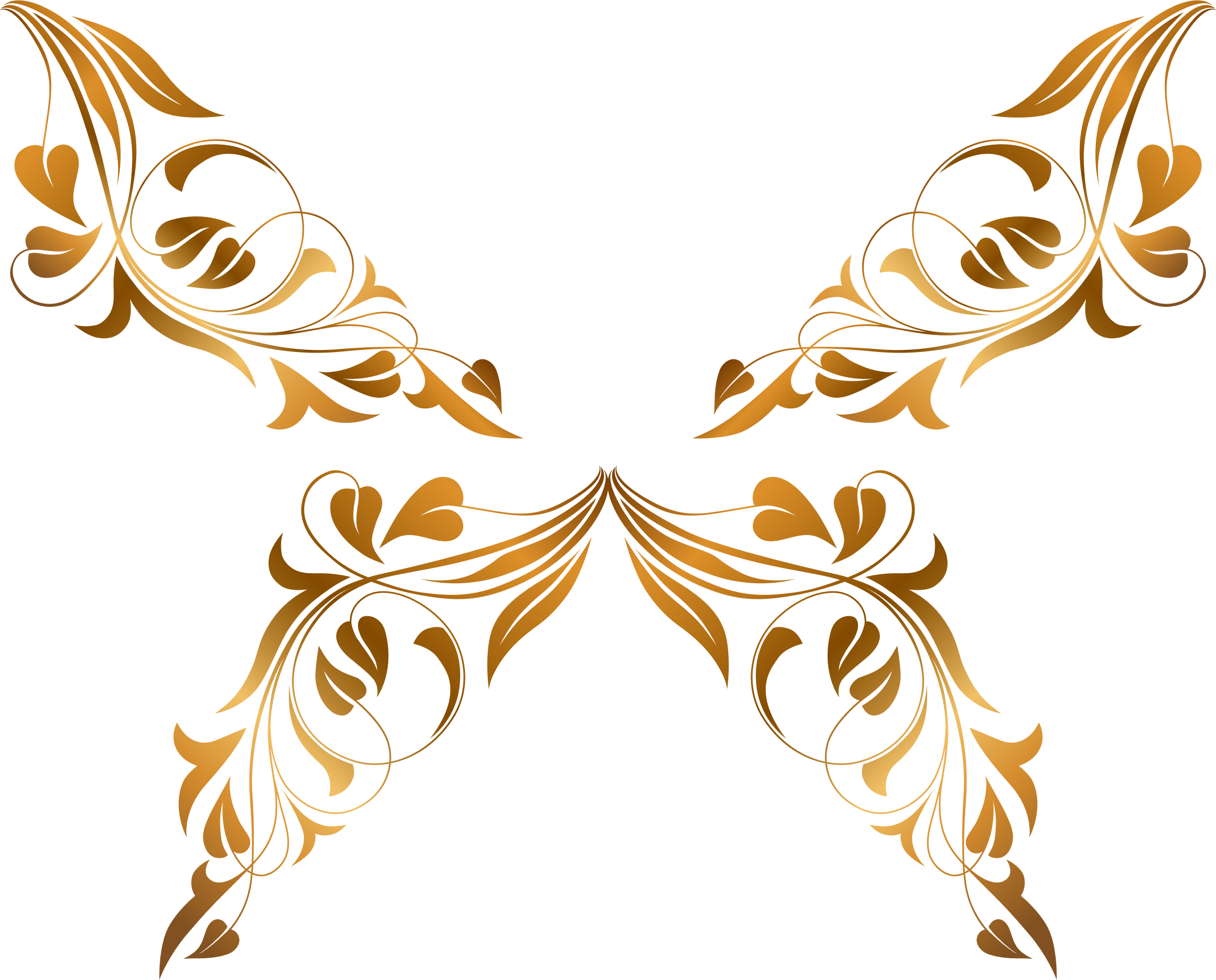 floral clipart butterfly