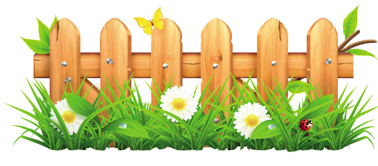 Floral clipart fence, Floral fence Transparent FREE for download on ...