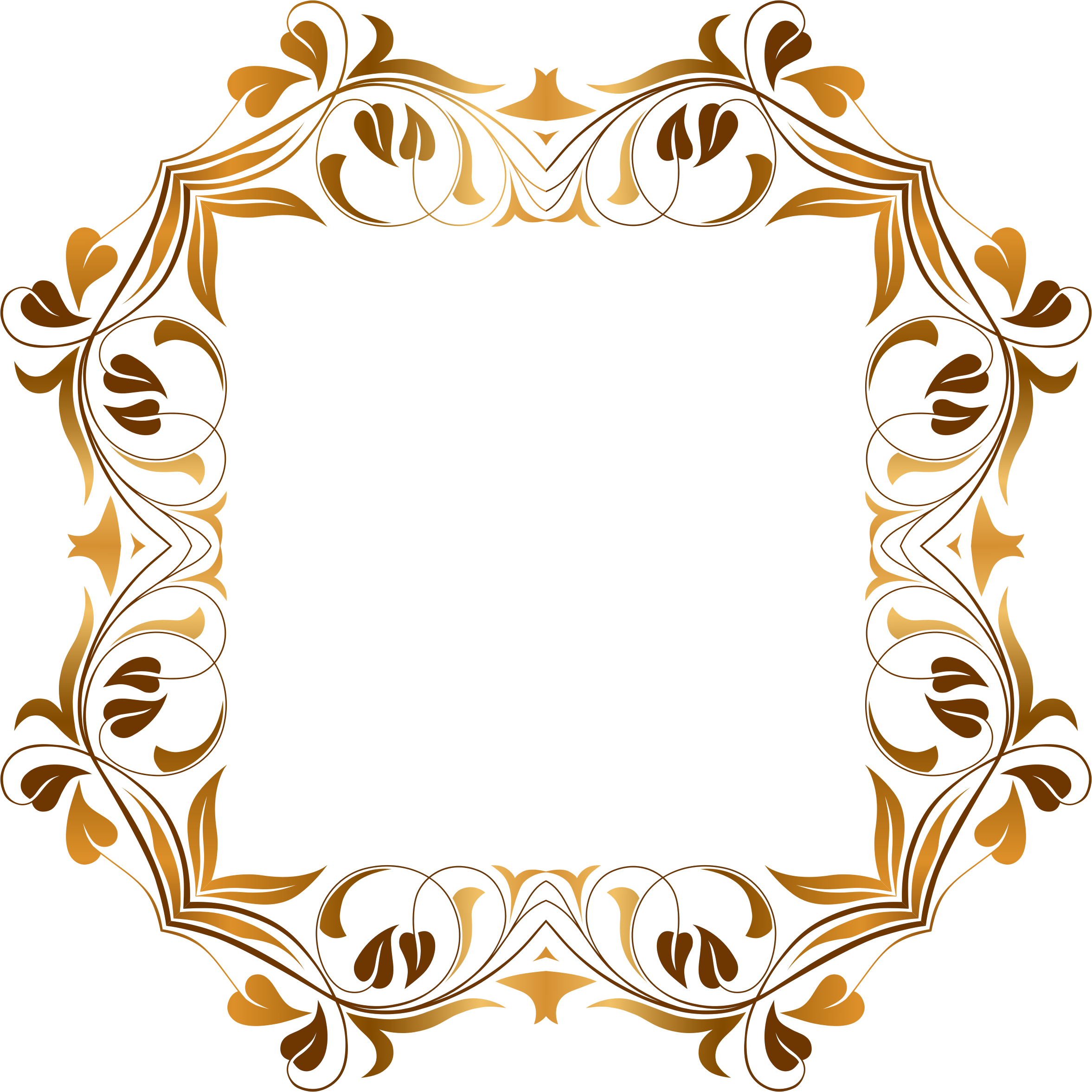 floral clipart picture frame