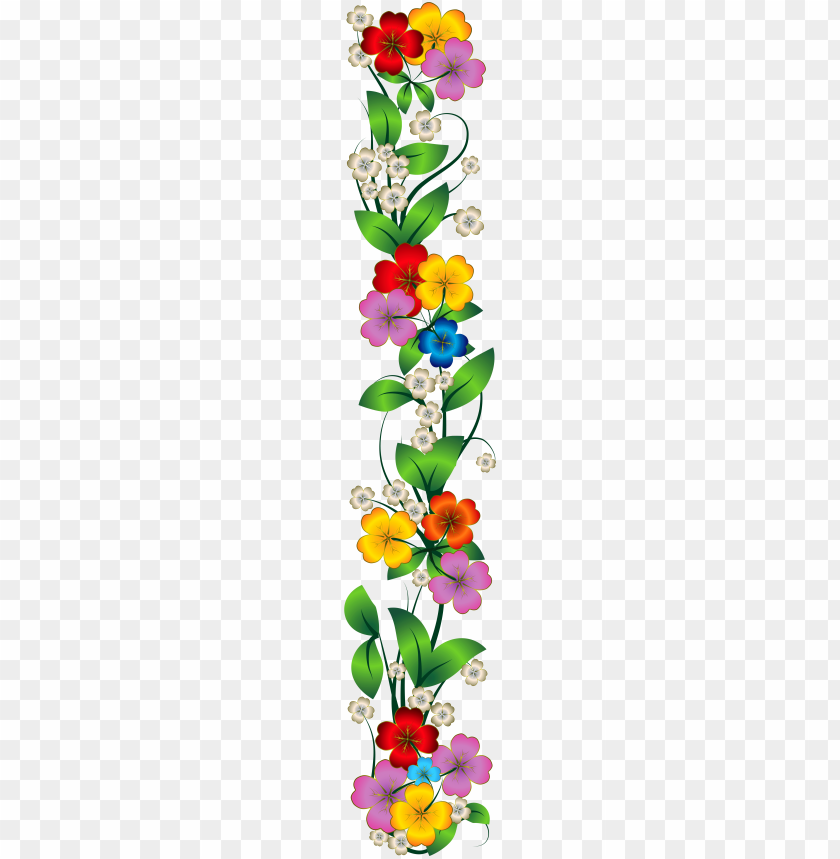 floral clipart side
