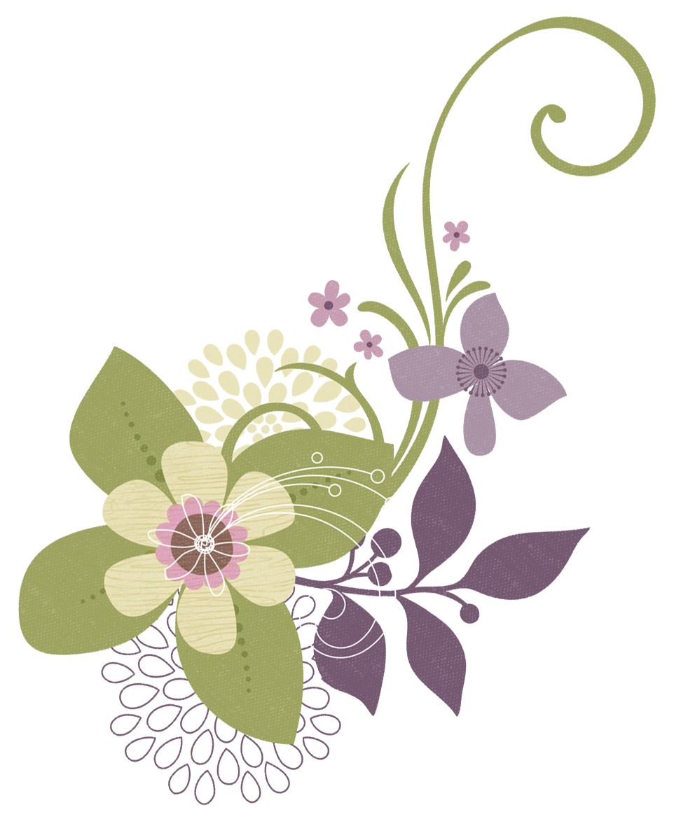 floral clipart sticker