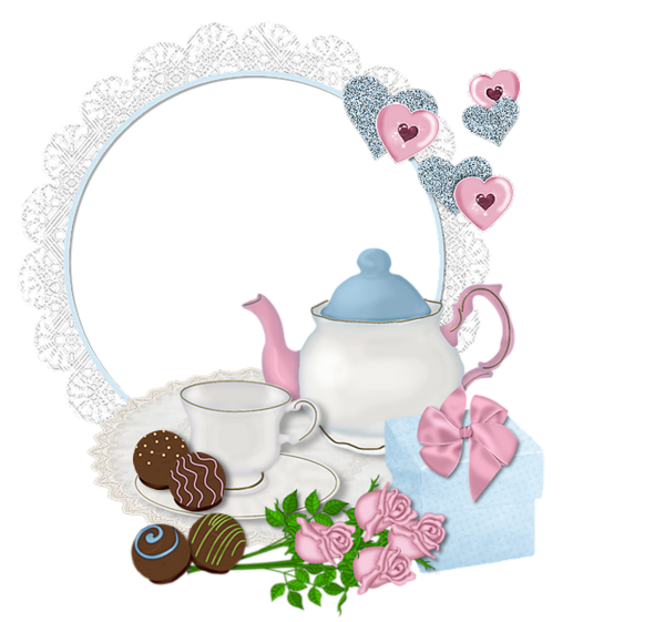 floral clipart teacup