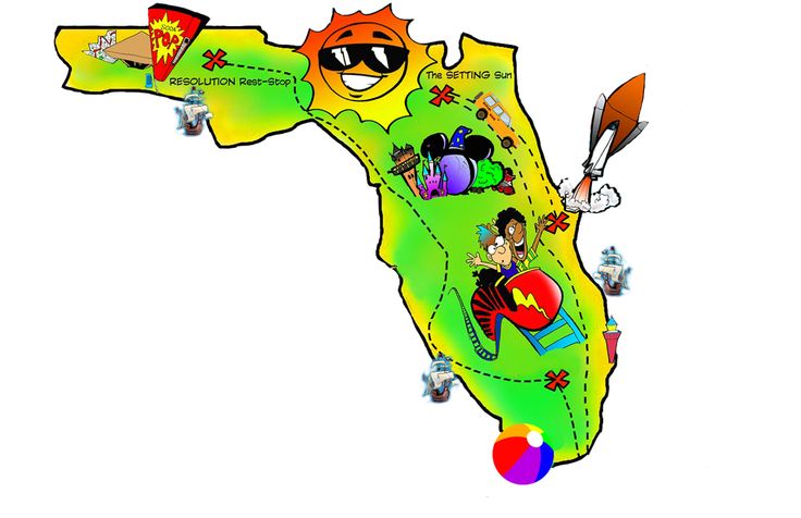 Vacation clip art images. Florida clipart