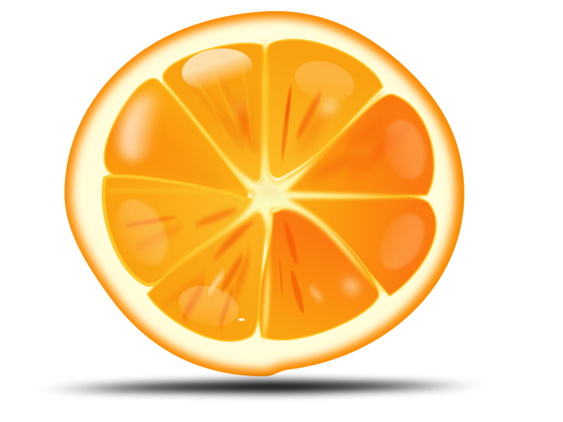 orange clipart 2 orange