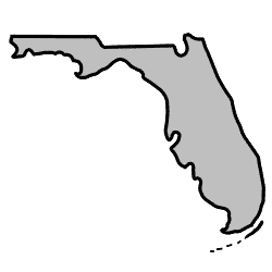 State outlines maps stencils. Florida clipart printable