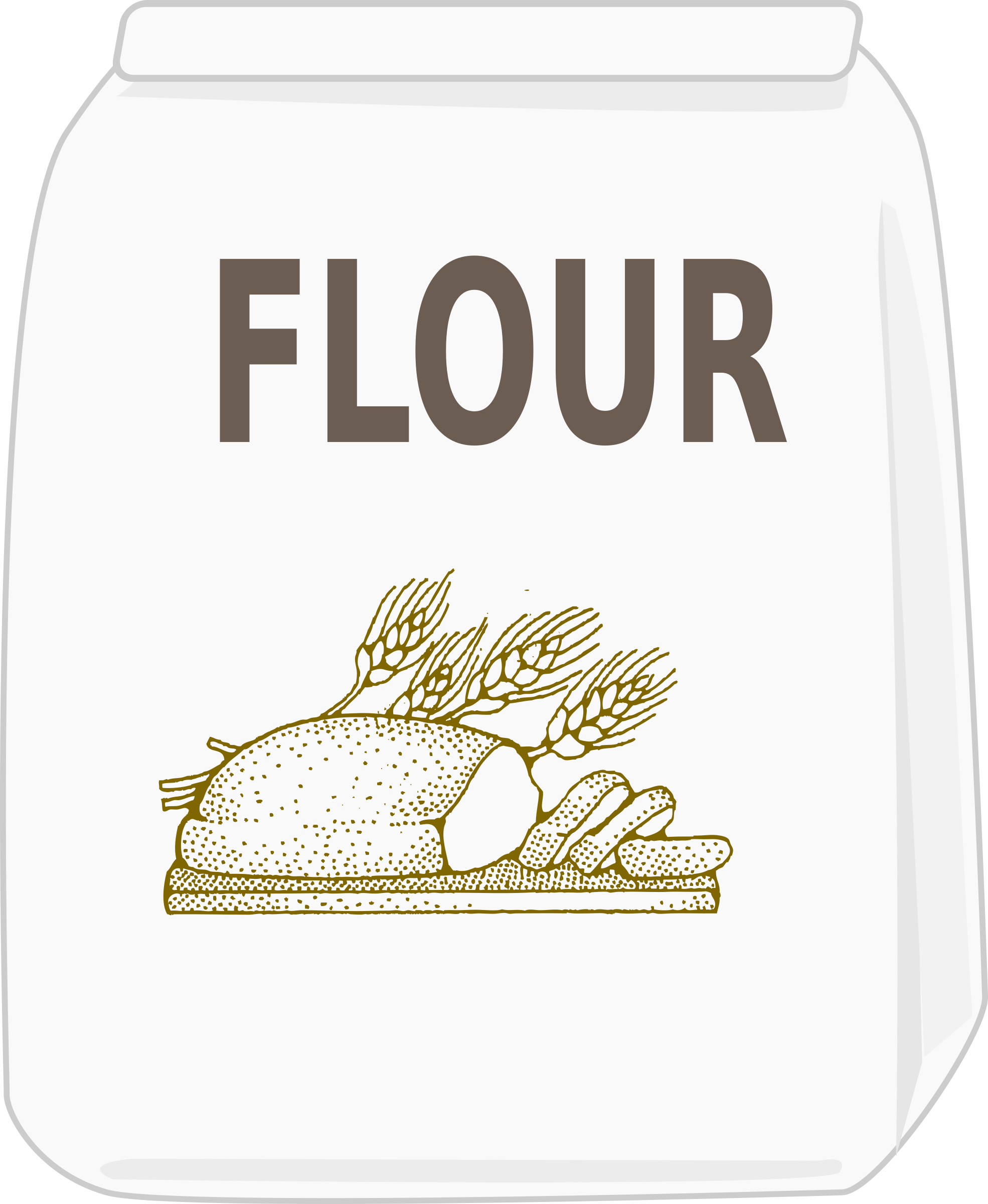 flour clipart bag flour