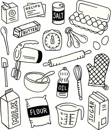 Uses an awesome list. Flour clipart baking soda