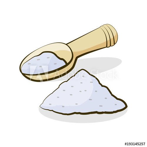 Flour clipart baking soda. Wheat hand drawing style