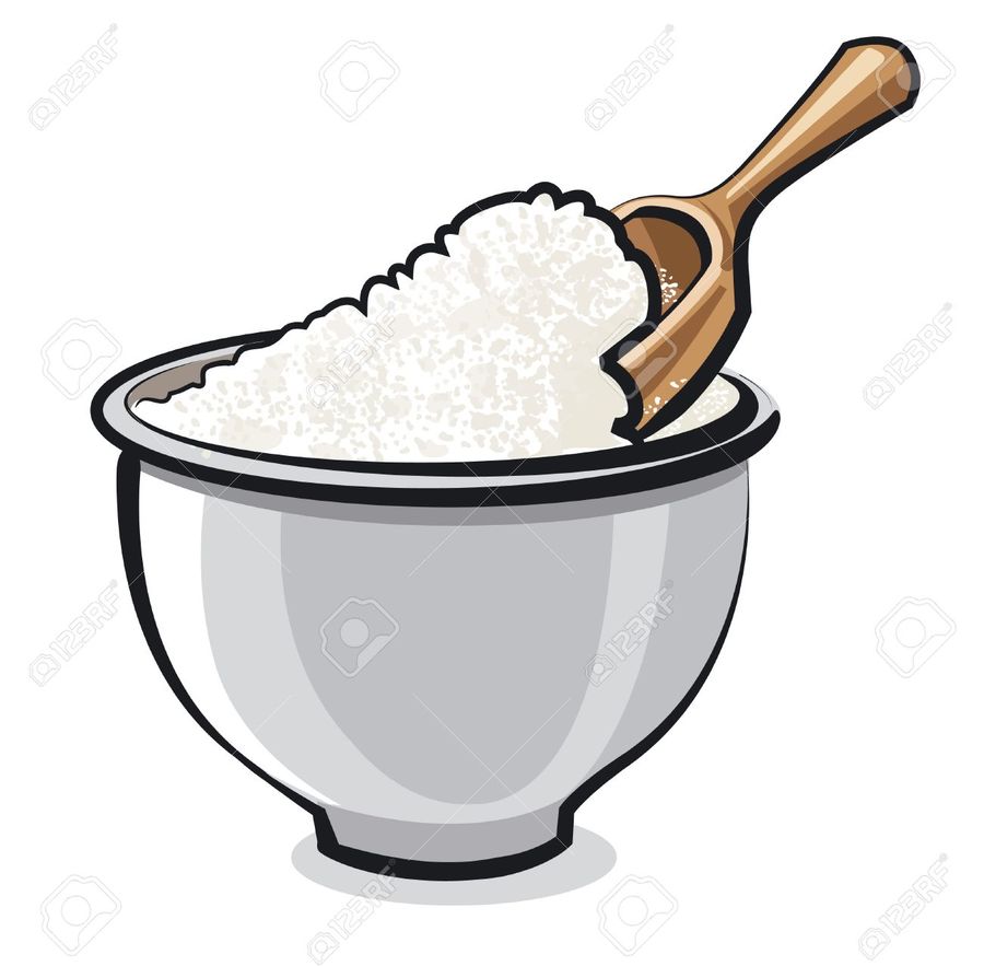 flour clipart bowl flour