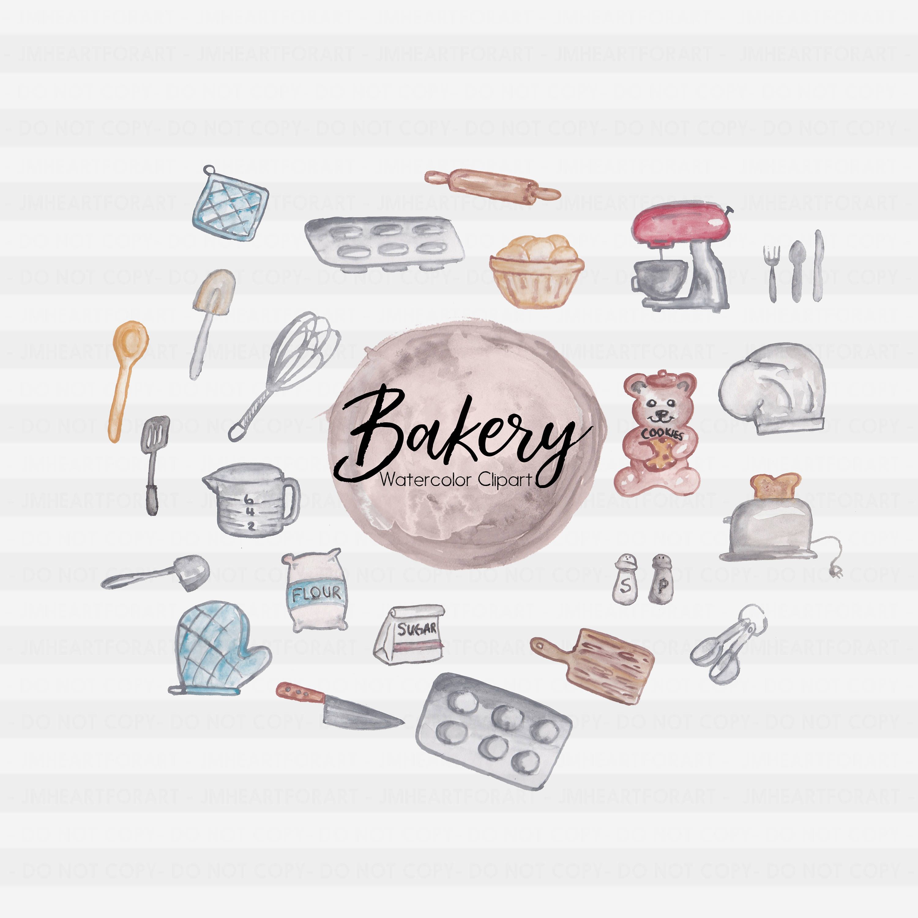 Bakery sweets baking . Flour clipart flour sugar