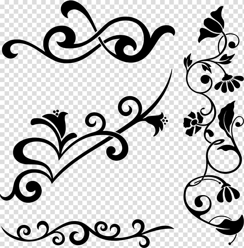 flourishes clipart artistic