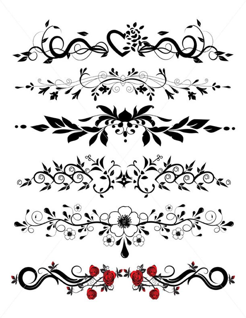 Download Flourish clipart underlines, Flourish underlines ...