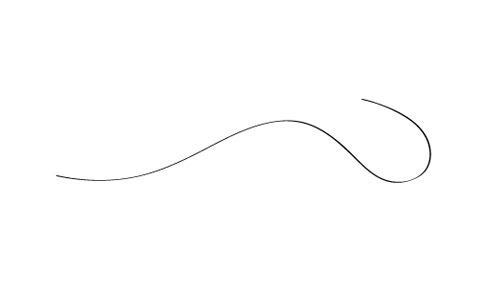 lines clipart curly