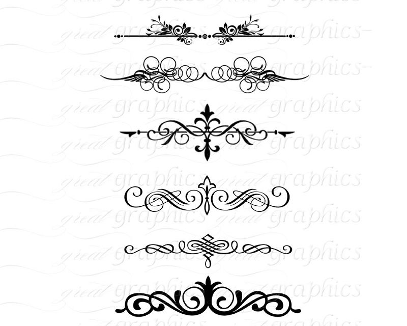 Flourishes clipart clipart scroll. Gallery for clip art