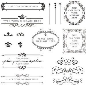 Pin on designs patterns. Flourishes clipart formal invitation