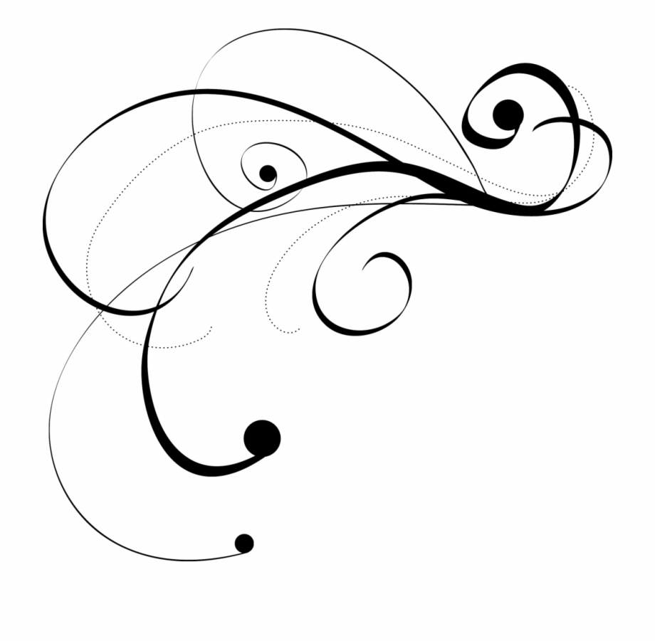 flourishes clipart squiggle