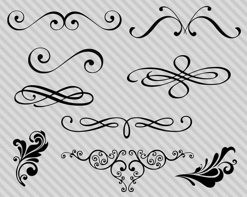 Free Download Flourish Svg - 106+ DXF Include