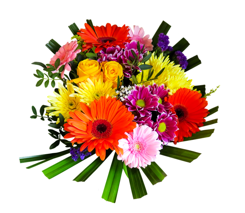 Flower bunch png. Bouquet of flowers free