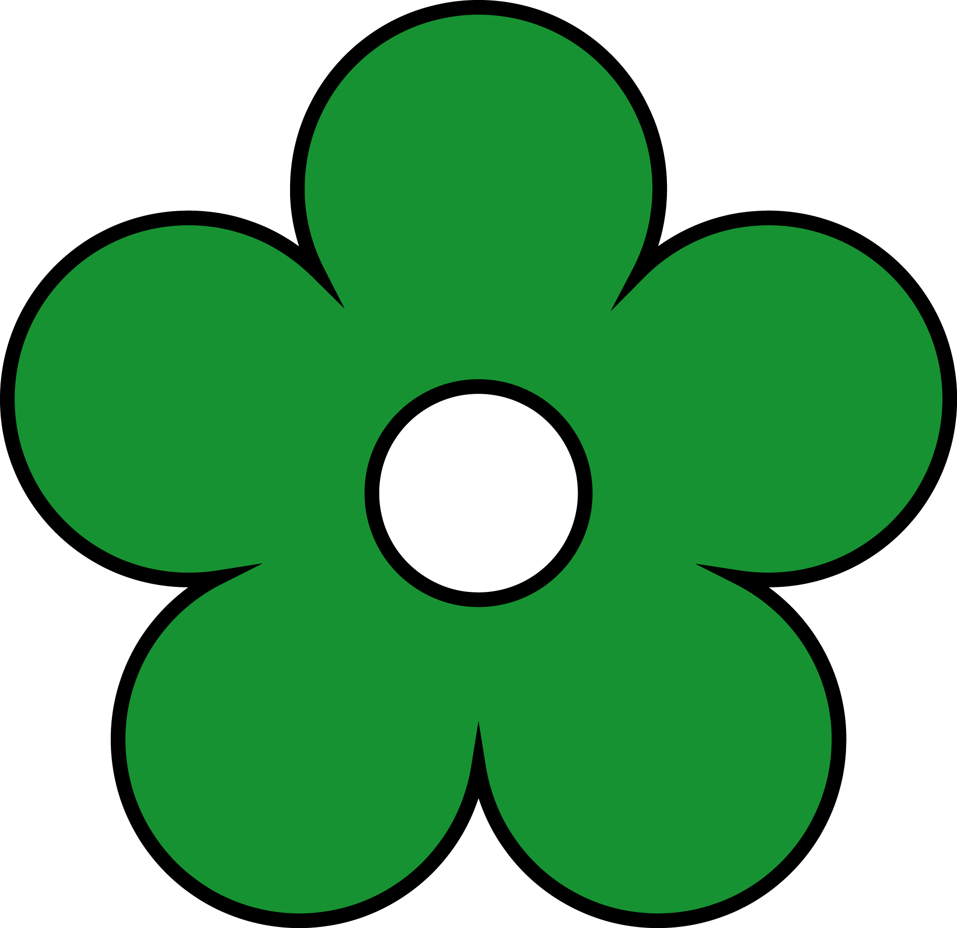 Flower clipart green.  collection of png