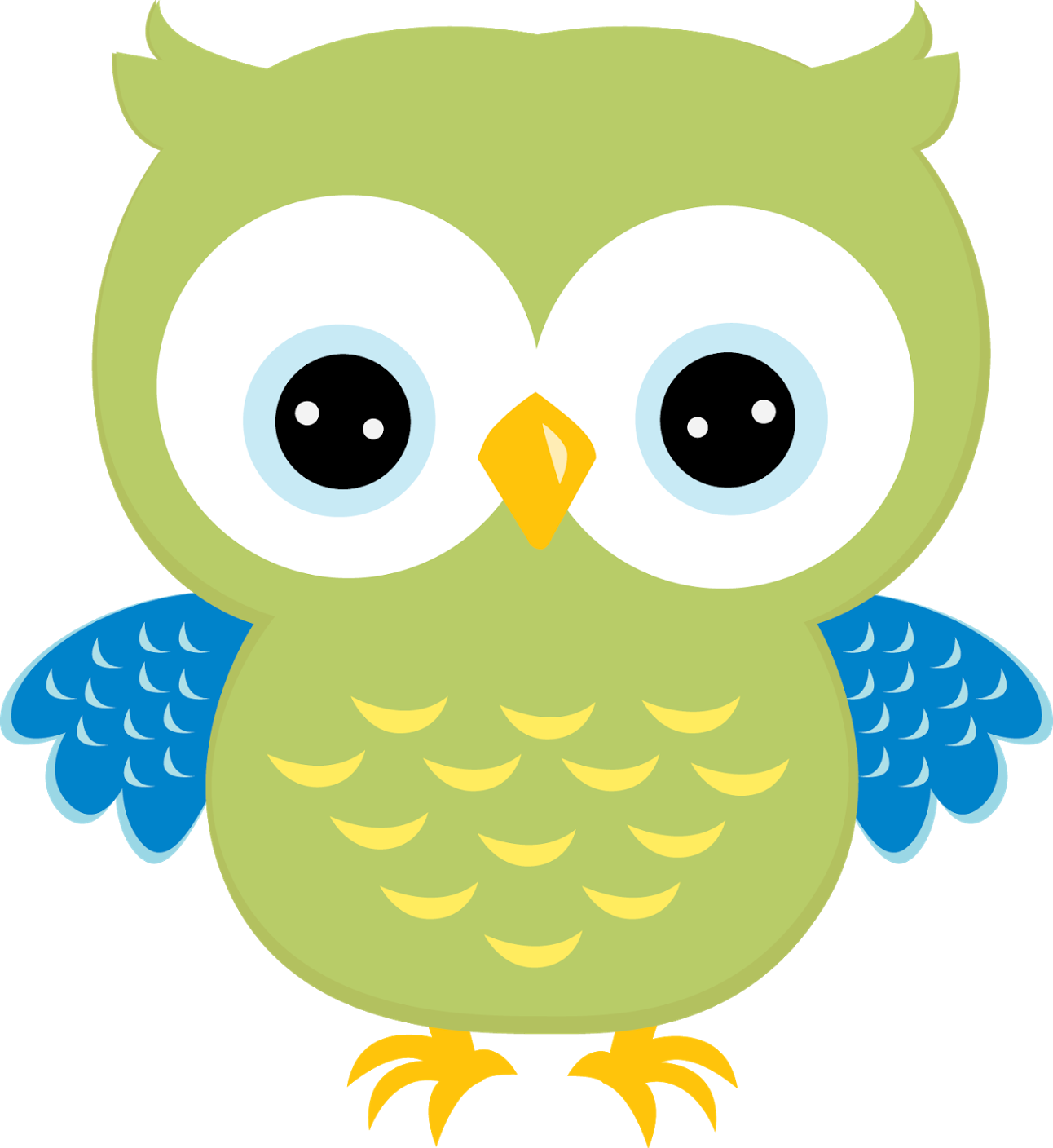 flower clipart owl