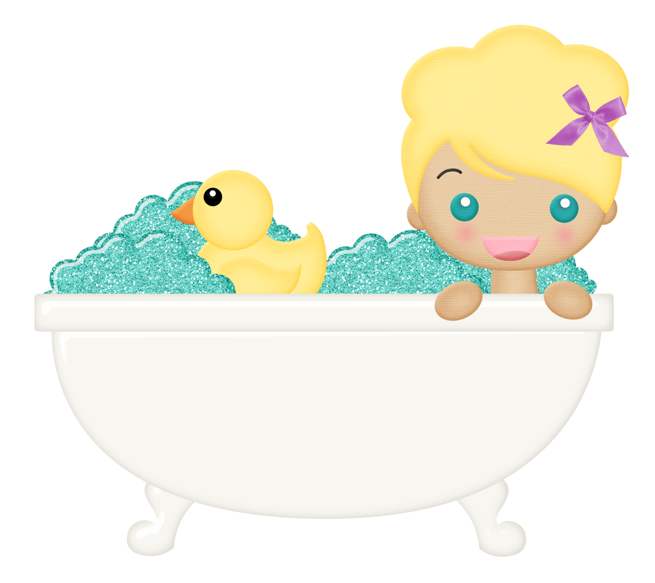 Tbab bathtimefun girl png. Flower clipart tub