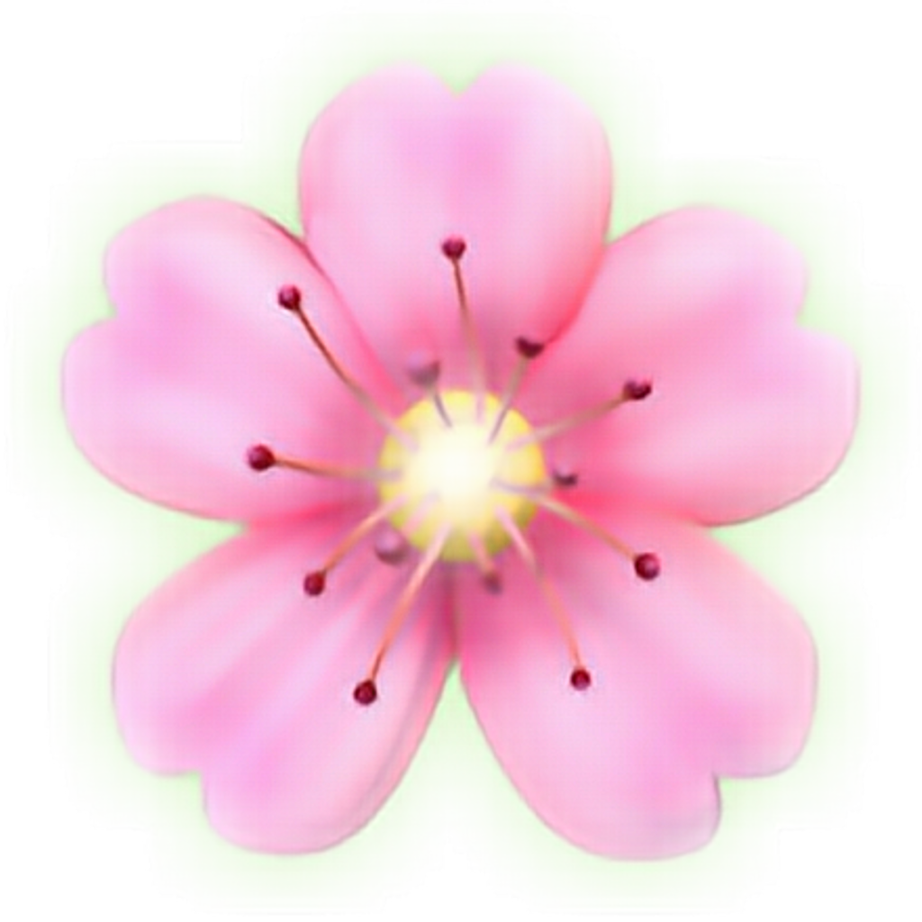 Sticker petal picsart photo. Flower emoji png