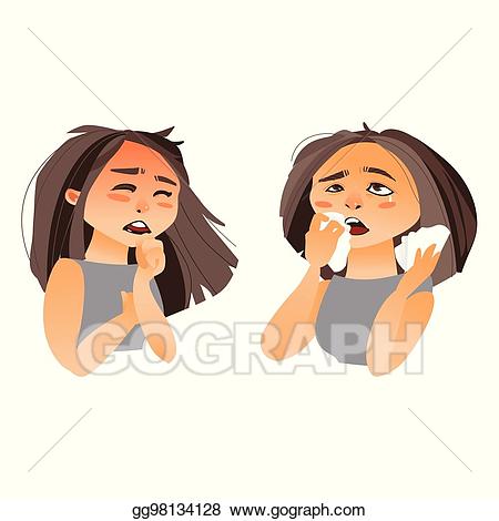 flu clipart coughing