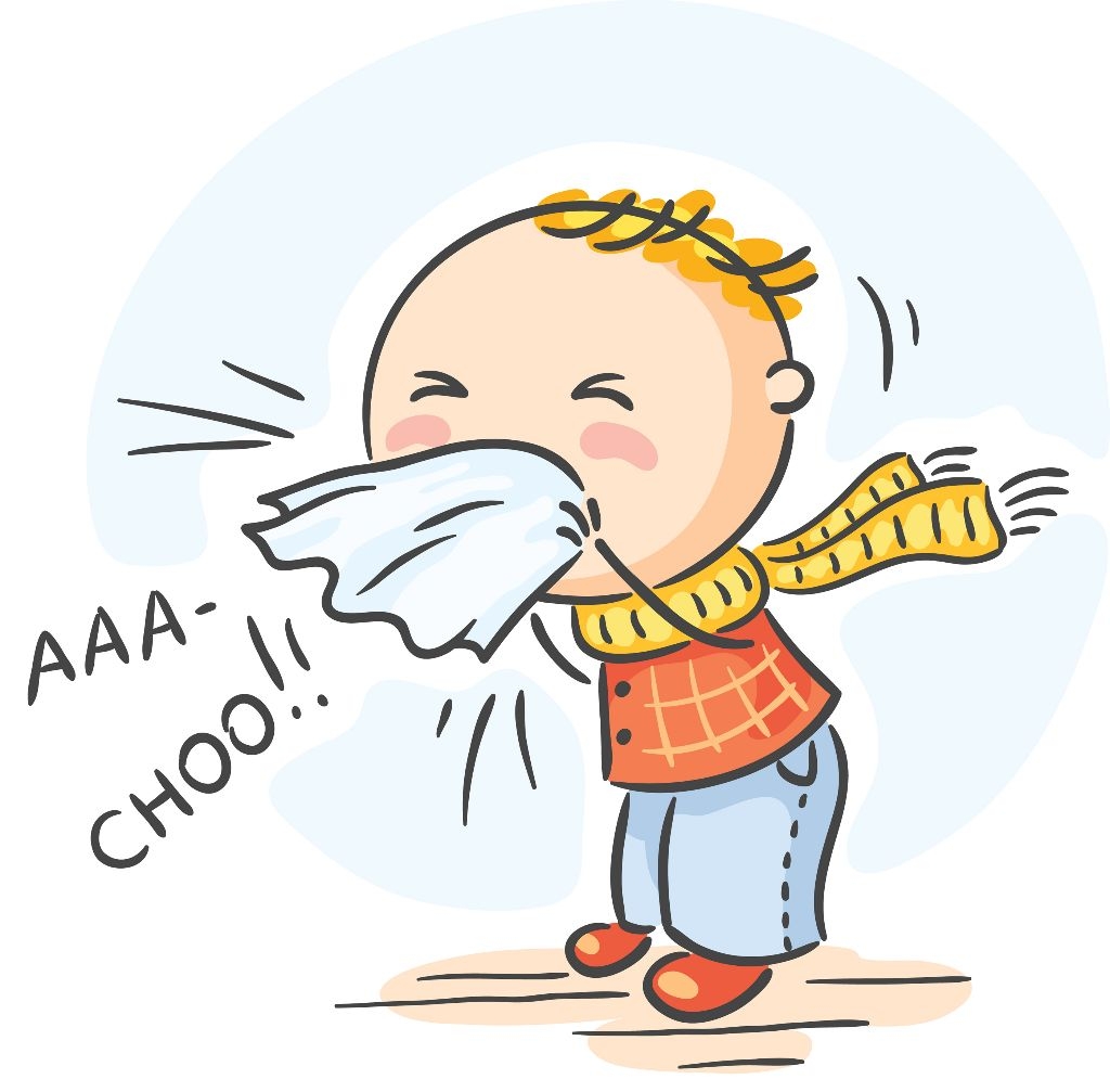 flu clipart infected person