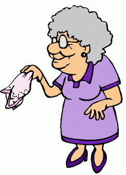 old clipart old female