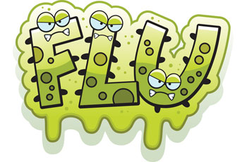 flu clipart old