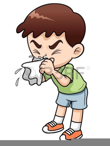 sneeze clipart boy sneezing