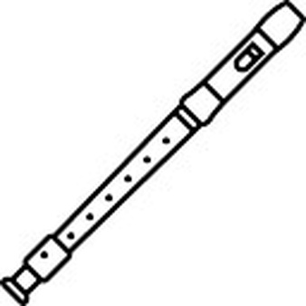 Flute clipart black and white, Flute black and white Transparent FREE